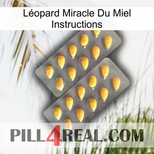 Léopard Miracle Du Miel Instructions cialis2